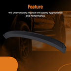 Trunk Lip Spoiler Wing for Honda Civic Sedan (2016–2021) ABS Plastic