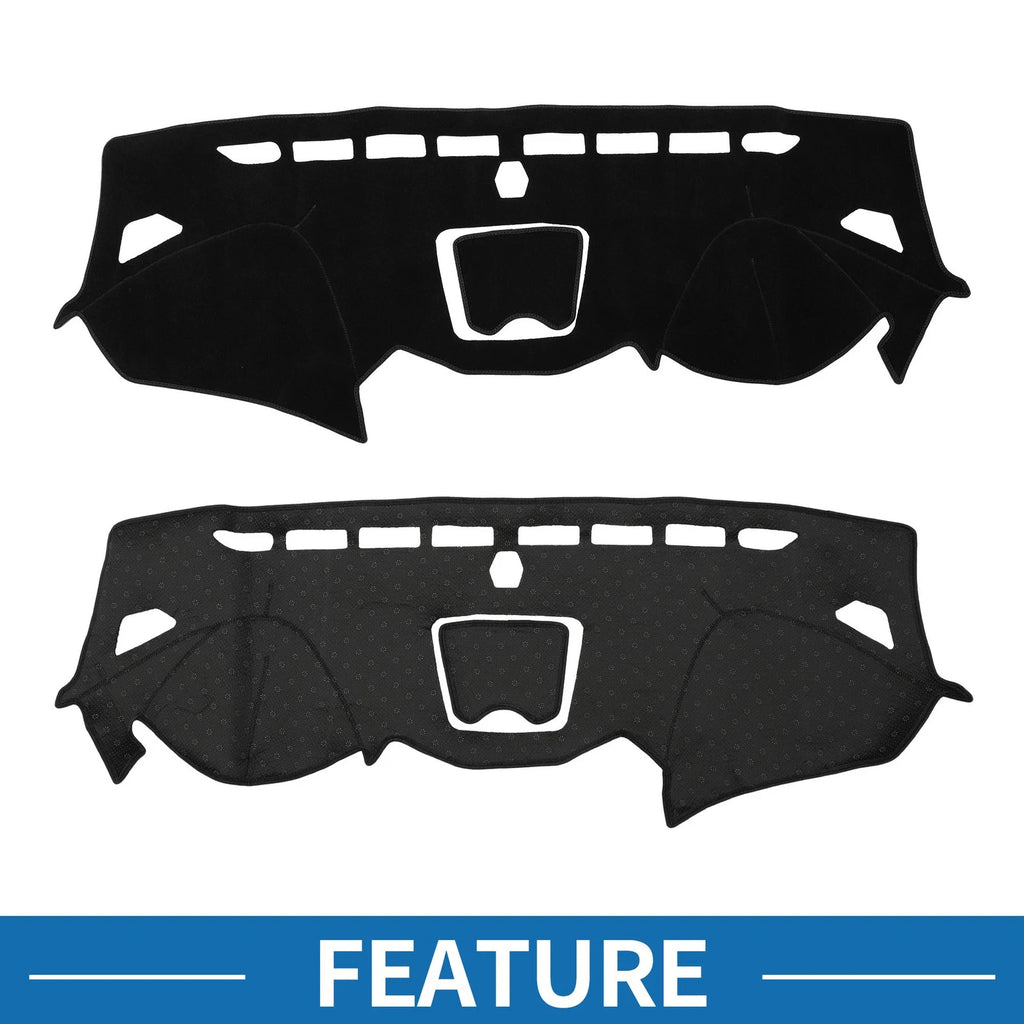 Dashboard Cover Mat for Hyundai Santa Fe Sport (2013–2018) Black