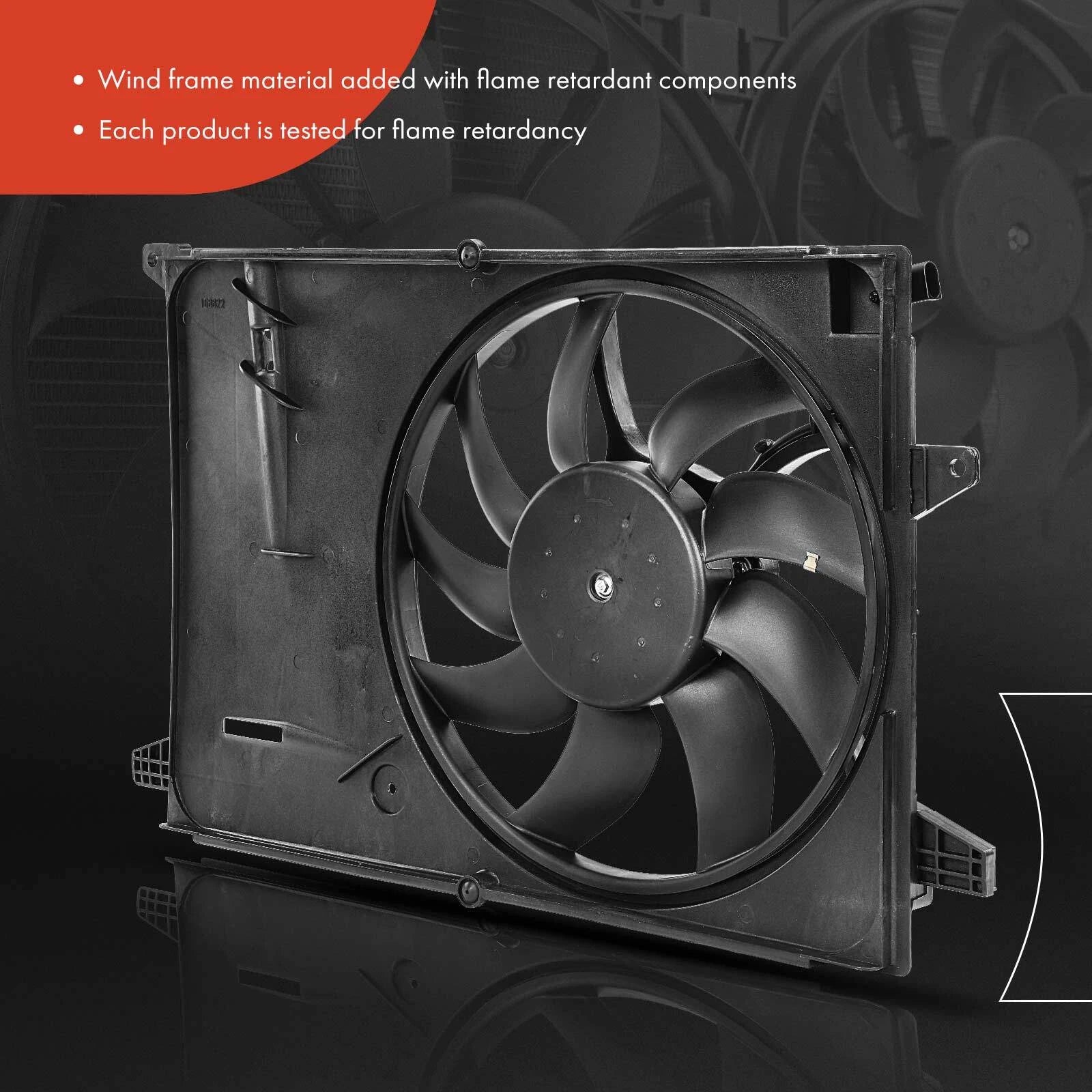 Cooling Fan Assembly with Shroud for Chevrolet Spark (2016-2022)