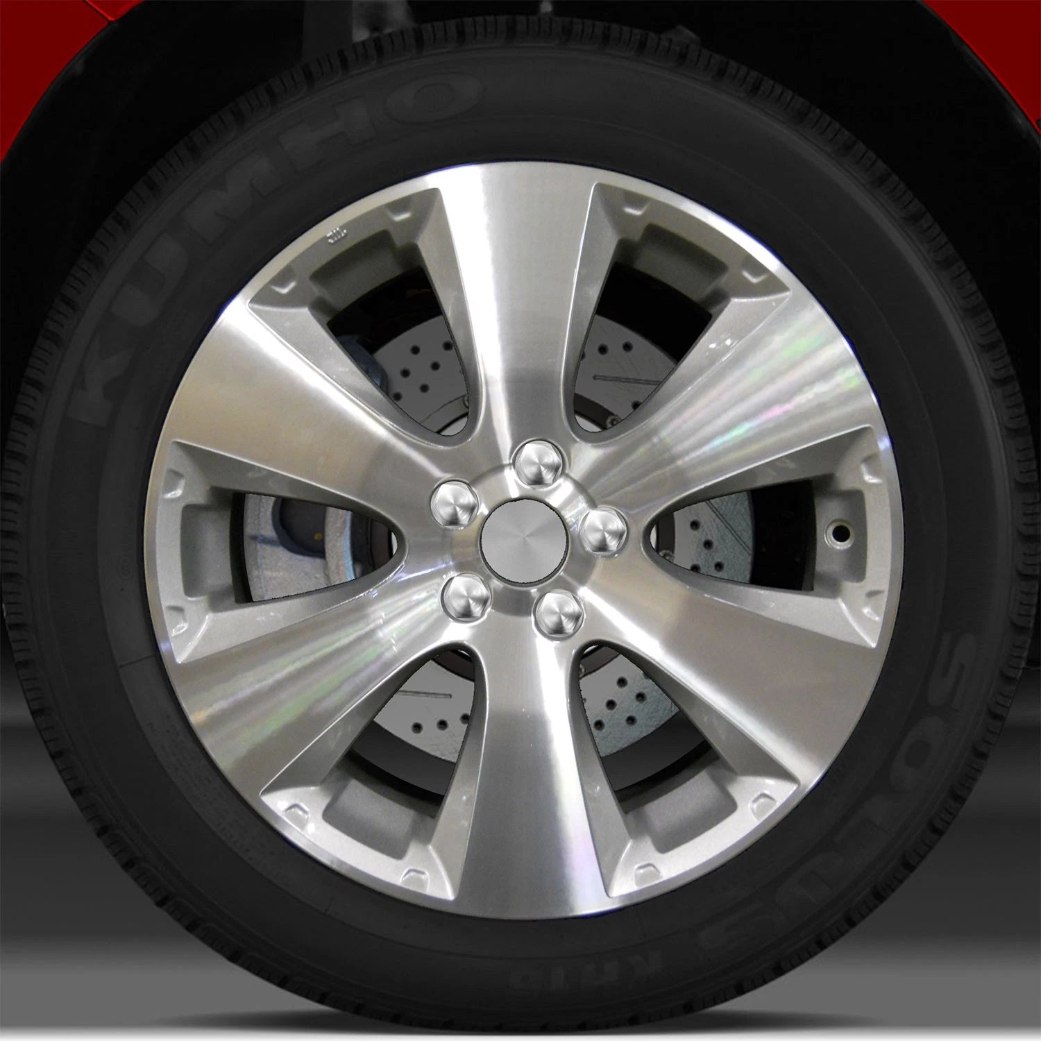 17x7 Factory Wheel (Sparkle Silver Machined) for 2010-2012 Subaru Legacy