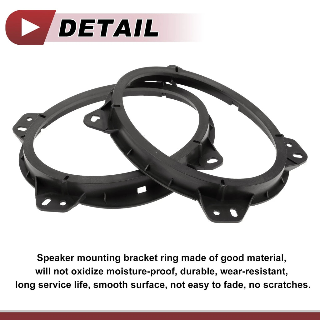 2X Speaker Spacer Ring Adaptor for Toyota Tacoma (2005–2015) 6.5"