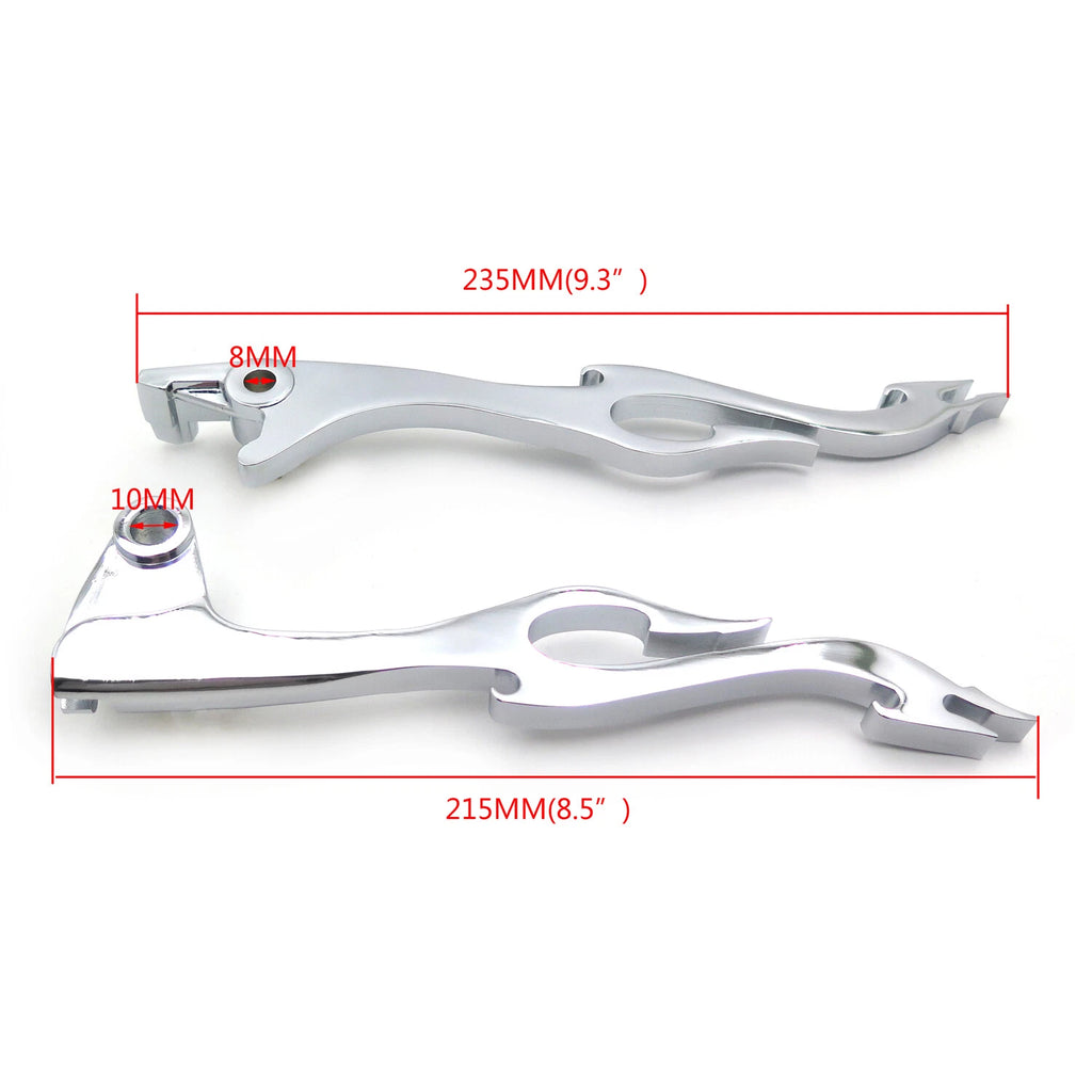 Chrome Hand Lever Control for Suzuki Marauder 800 Boulevard M50 C50 (1997–2009)