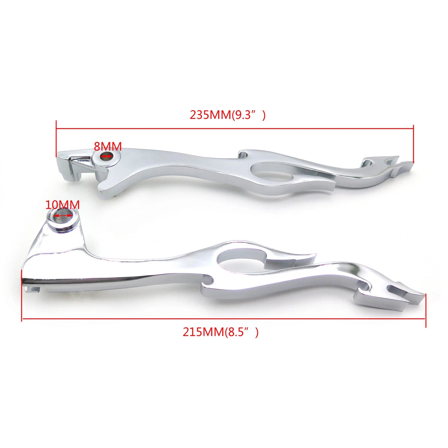 Chrome Hand Lever Control for Suzuki Marauder 800 Boulevard M50 C50 (1997–2009)