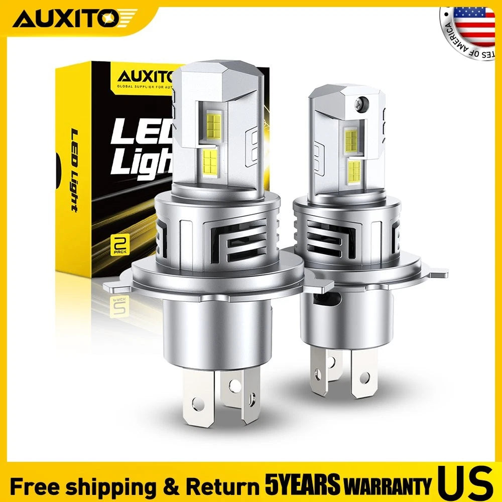 CANBUS H4 9003 LED Headlight Bulbs for