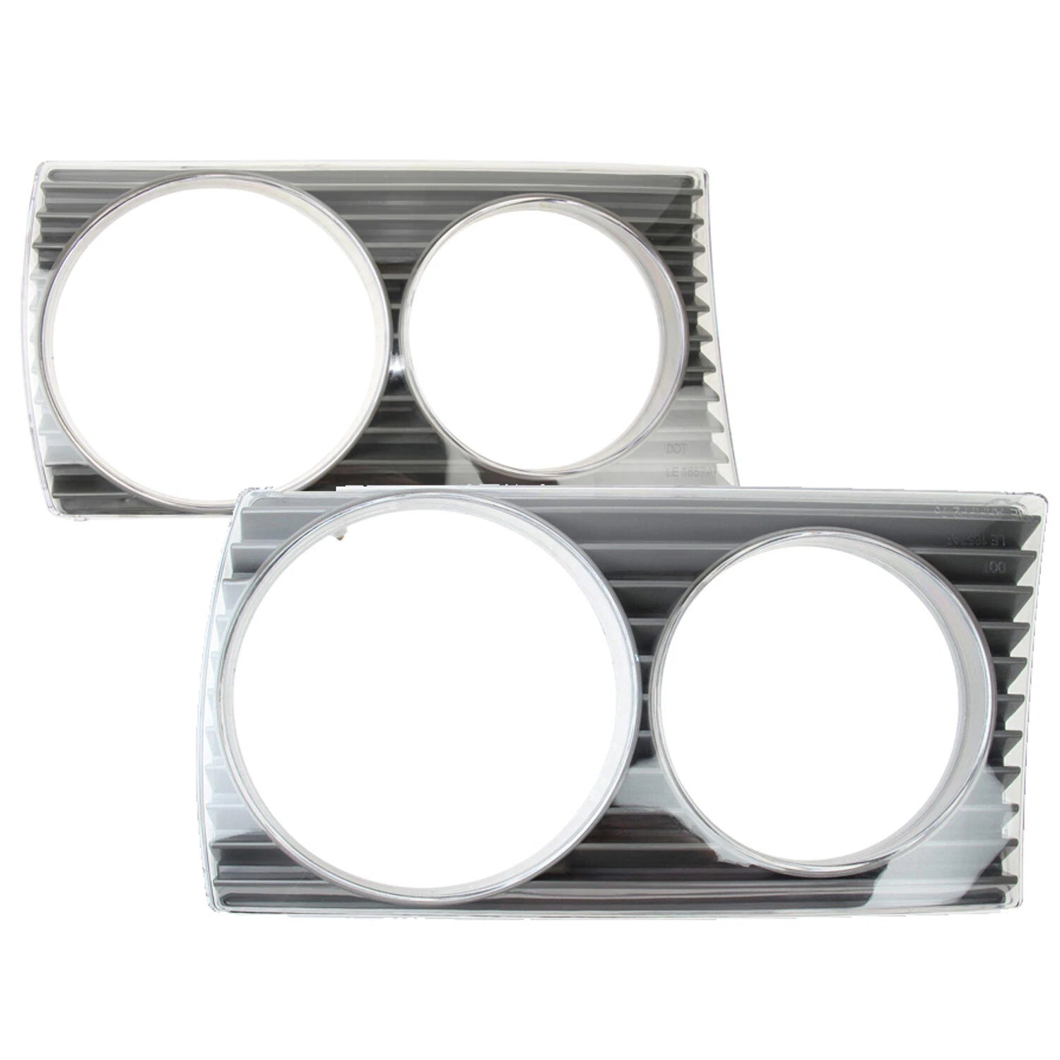 Set of 2 Headlights Door Bezel for Mercedes W123 (1976–1985)