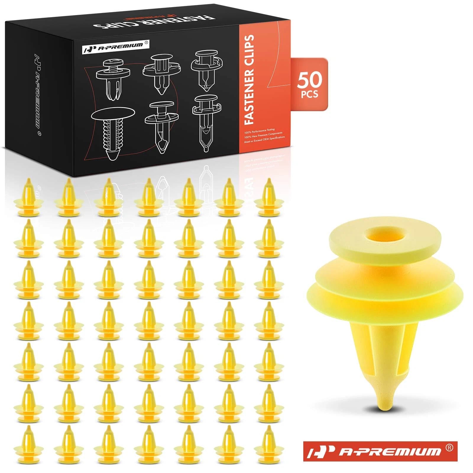 50Pcs Nylon Trim Panel Retainer Clips for Jeep Dodge 