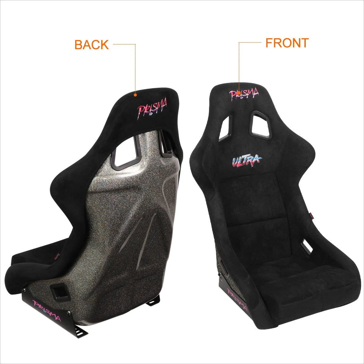 NRG Innovations FRP-302BK-ULTRA Racing Seat for Universal Fit (All Years)