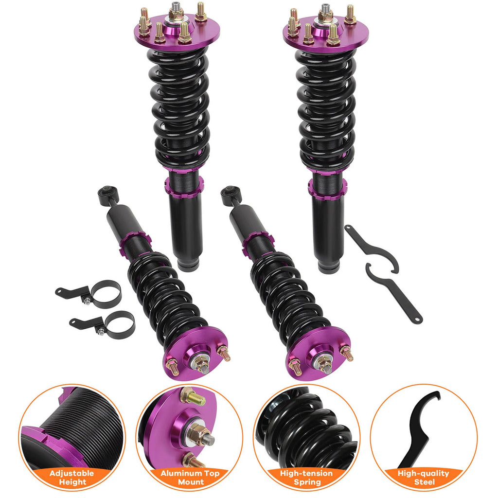 Purple Coilovers for Honda Accord (2003–2007) Adjustable Height