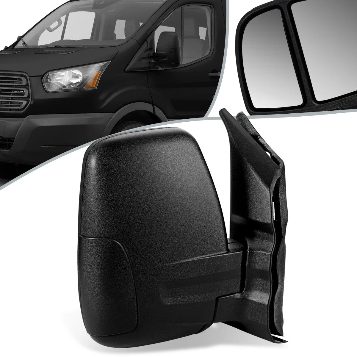 Manual Adjust Side Mirror Right for Ford Transit 150 250 350 (2015–2020) FO1321550