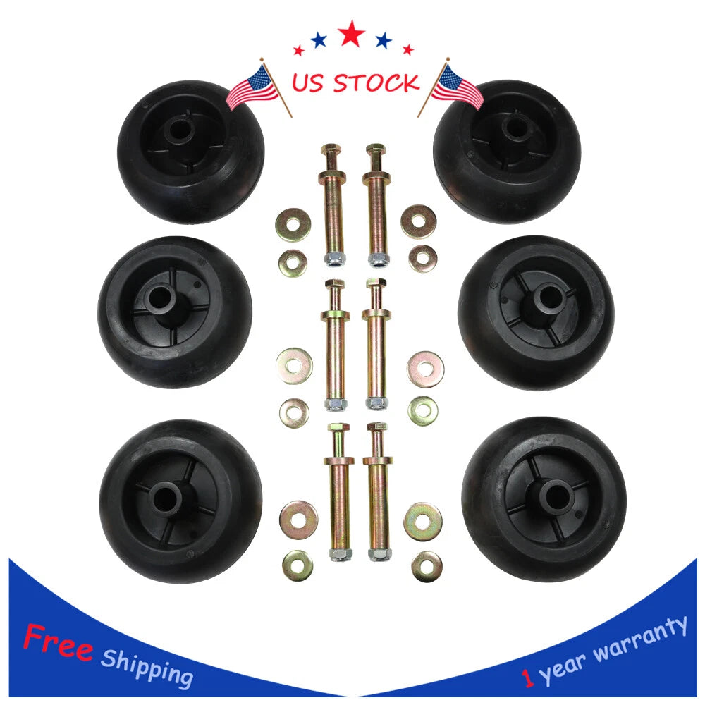 6 Deck Wheel Kit for Exmark Viking Lazer Z Toro 72" (2010–2023)