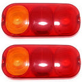 2X Rear Light Lens for JCB (Replaces 700-0024)