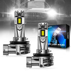 H11 LED Headlight Bulbs Conversion Kit 90W 18000LM 6500K for