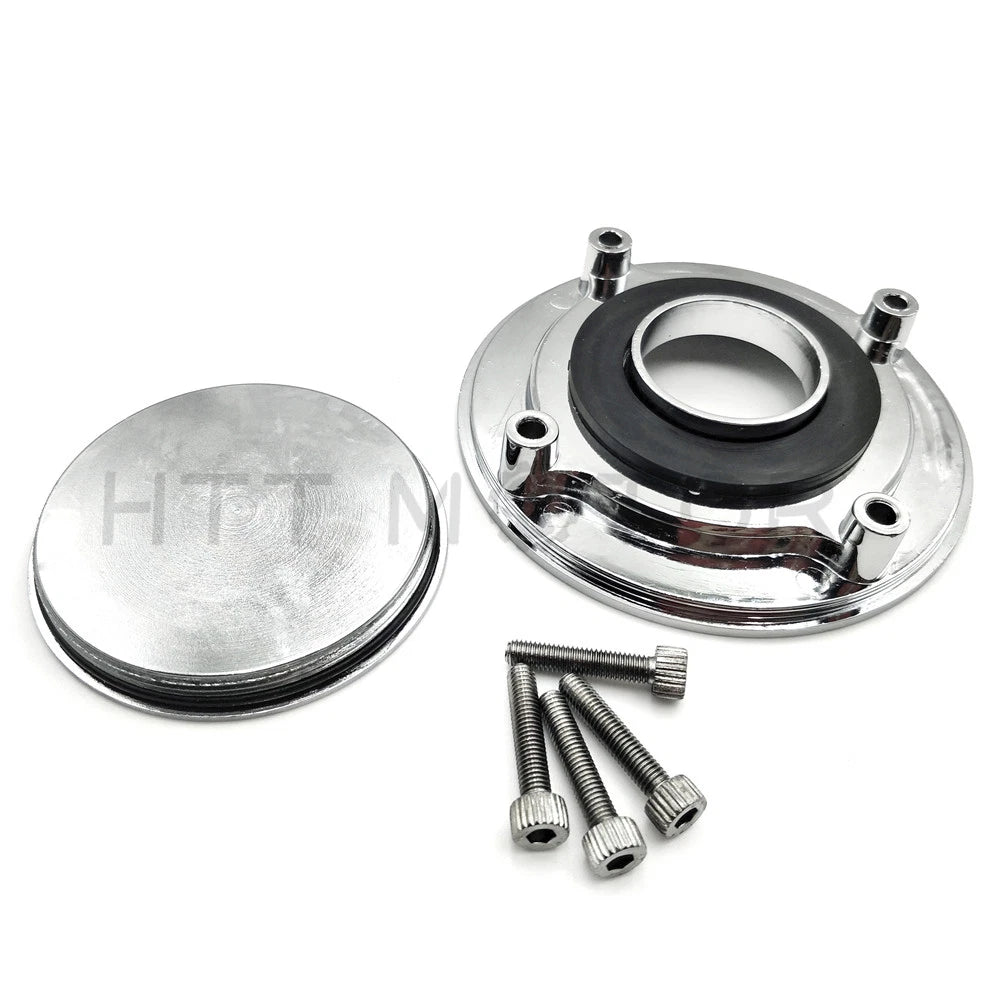 Chrome Keyless Gas Cap for Suzuki GSXR1000 (2001–2002) / Hayabusa (1999–2007)