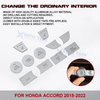 Center Console Dashboard Switch Cover for Honda Accord (2018-2022)