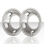 2 Front for DODGE RAM 3500 03-18 Chrome 17" Dual Wheel Simulators Dually Covers