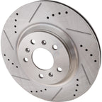 Brake Disc and Pad Kit for Cadillac DTS (2006–2011) Cross-drilled