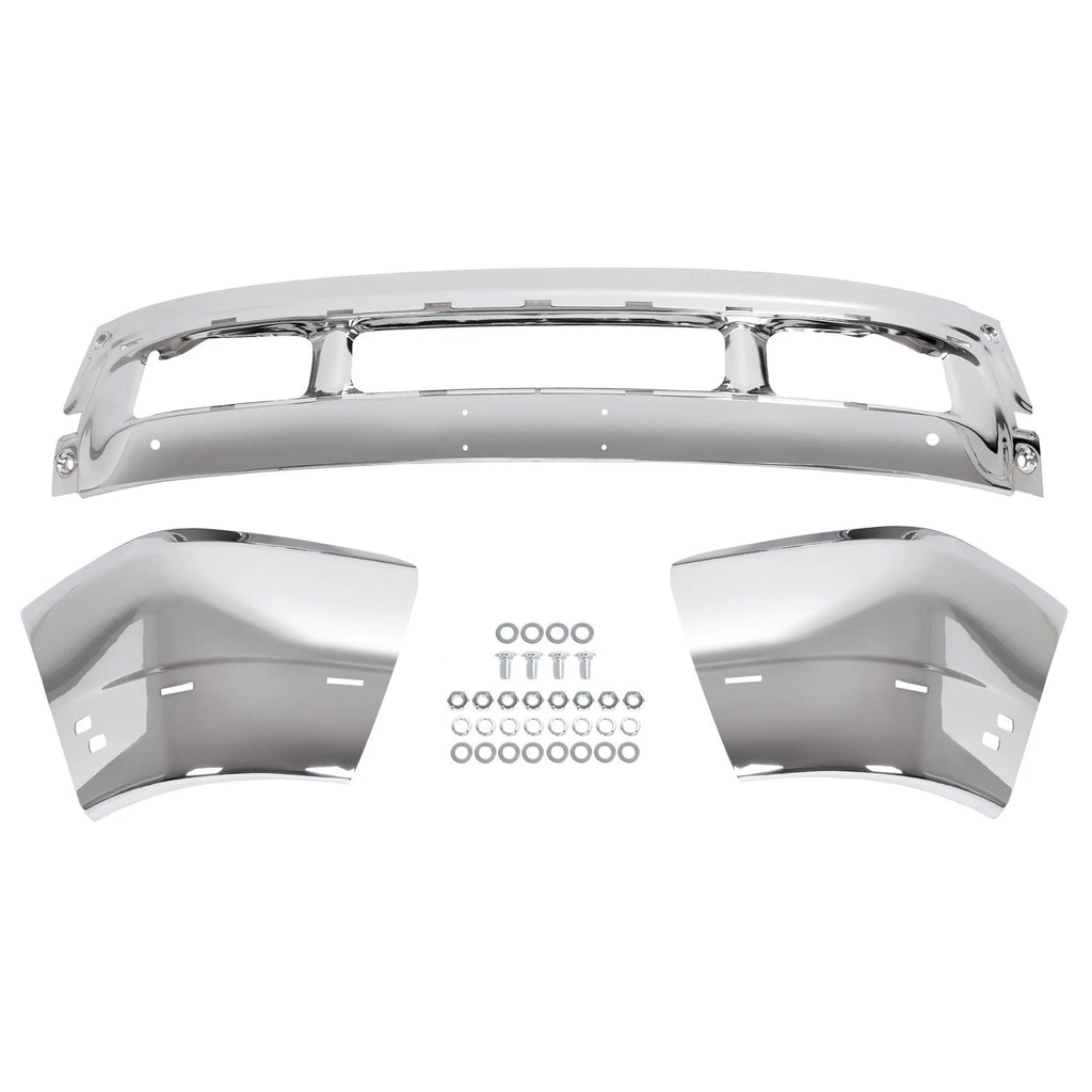 Chrome Front Bumper Face Bar for Ford Excursion F-250 F-350 (1999–2004)