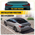 2X Smoked Blackout Tail Light Vinyl Decals for Toyota Camry (2025–2026)