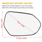 Right Side Heated Mirror Glass with Backing Plate 87931-47390 for Toyota Camry (2018–2023)