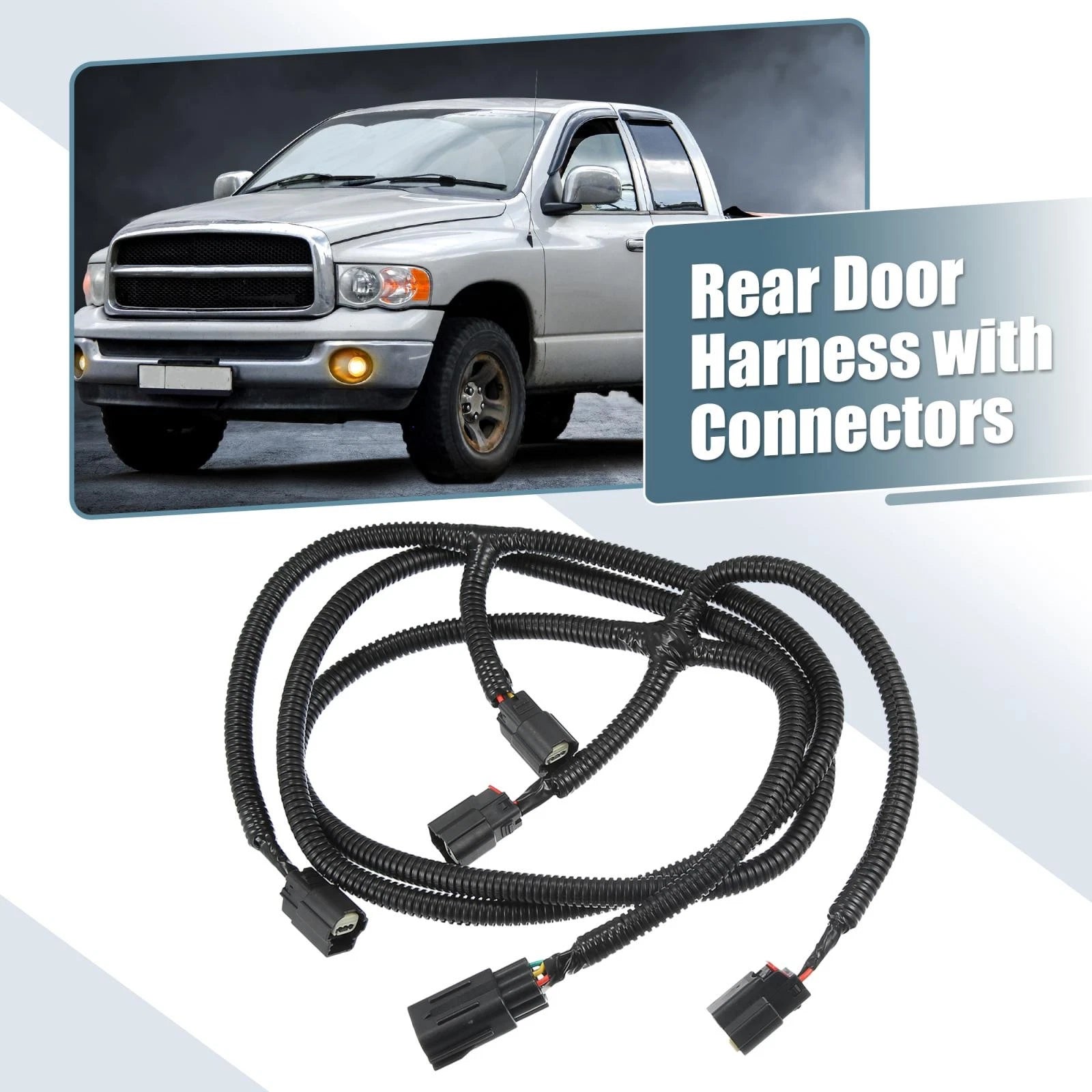 Rear Park Assist Wiring Harness 68031820AA for Dodge RAM 1500 2500 3500 (2013–2018)