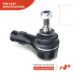 6X Front Lower Ball Joint & Tie Rod End for Ford Focus SVT (2002–2004)