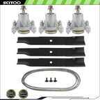 Blade Spindle Belt Kit for Hustler Raptor 52" (604214, 603995, 603988, 791988)