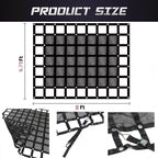 Heavy Duty Cargo Net for Pickup Trucks (6.75' x 8')