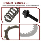 Clutch Friction Steel Plates & Springs Bolts for Yamaha YZ250 (2002–2024)