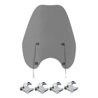 Windshield Windscreen & 39mm Clamps for Harley Sportster 883 1200 (1988–2022)