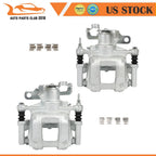 Rear Pair Brake Calipers w/ Bracket for Ford Transit-150 250 350 (2015–2019)