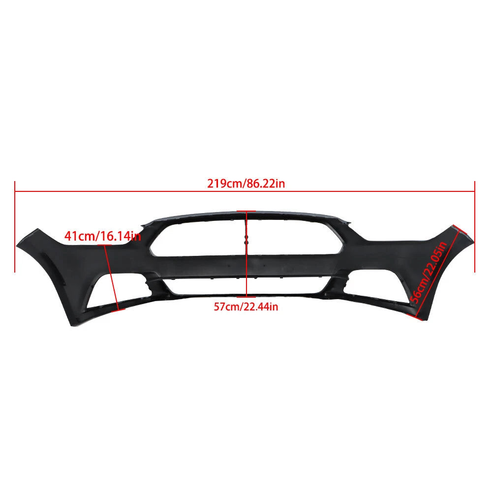 Primed Front Bumper Cover for Ford Mustang (2015–2017)