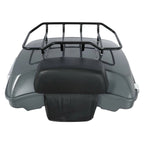 Razor Trunk Top Rack Backrest Pad for Harley Touring (2014–2025) Gunship Gray
