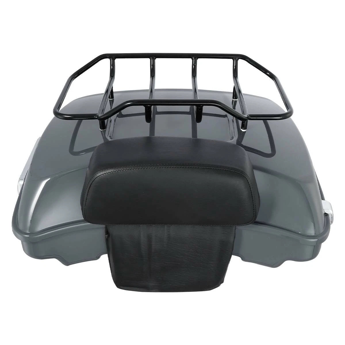 Razor Trunk Top Rack Backrest Pad for Harley Touring (2014–2025) Gunship Gray