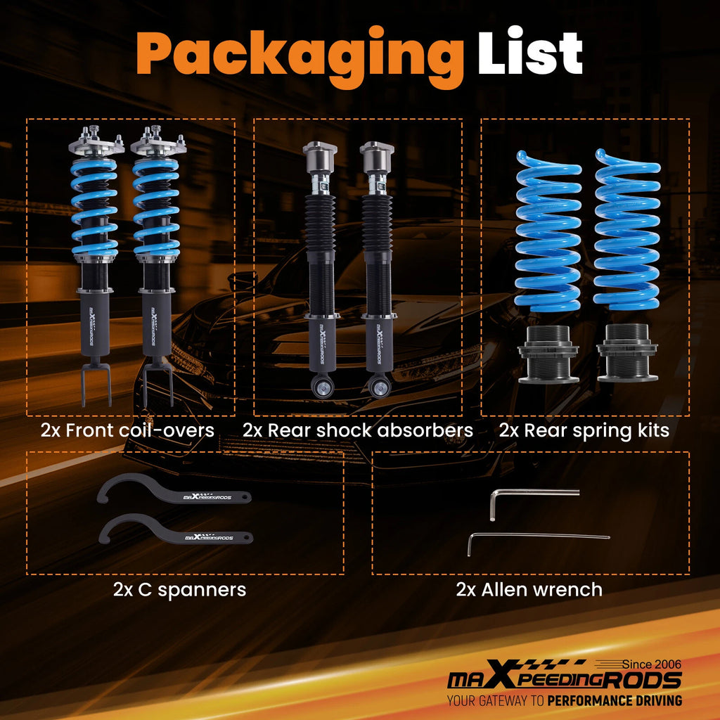 T6 Coilover 24 Step Damper Kit for Mercedes-Benz C-Class W205 (2015–2021)