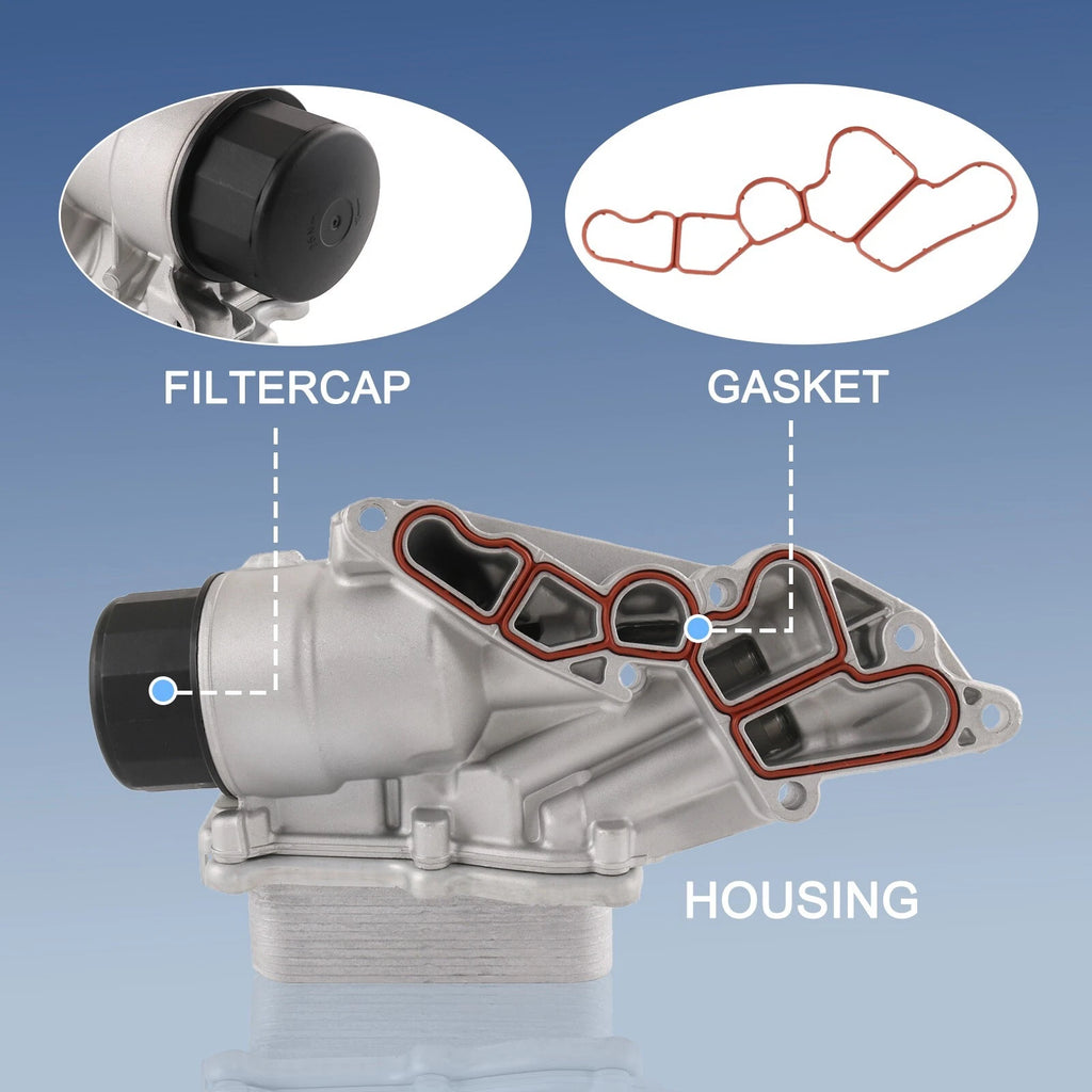 Oil Filter Housing with Cooler for Mercedes Benz (2000-2023)