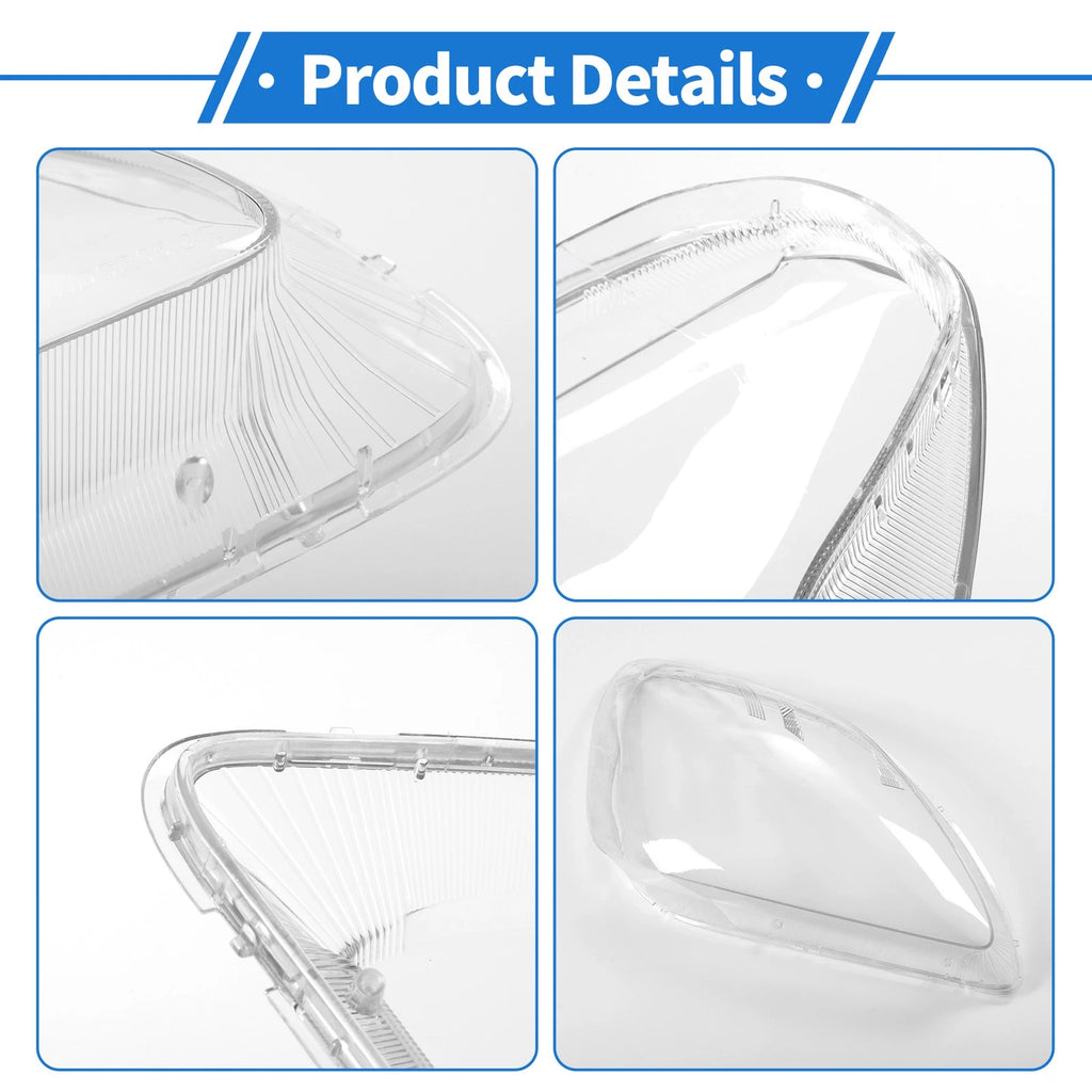 1 Pcs Headlight Lens Cover for Honda CR-V (2005–2006) PC Clear