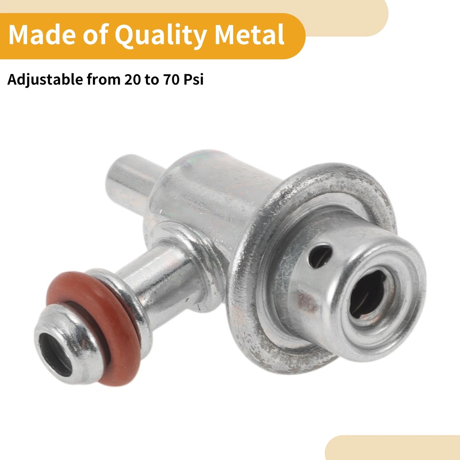 Fuel Pressure Regulator for Suzuki GSX-R600 (2001–2003) No. 1541035F00 Metal 20-70 Psi