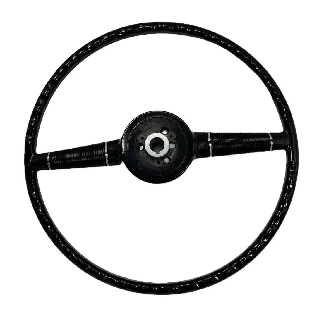 Steering Wheel Horn for 1940 Ford Deluxe Taper (16 Inch Gloss Black)