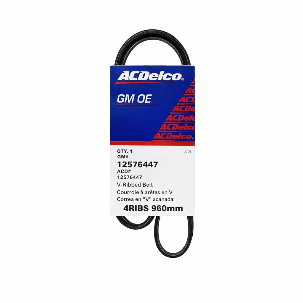 Accessory Drive Belt for Chevrolet GMC Cadillac Hummer (12576447)