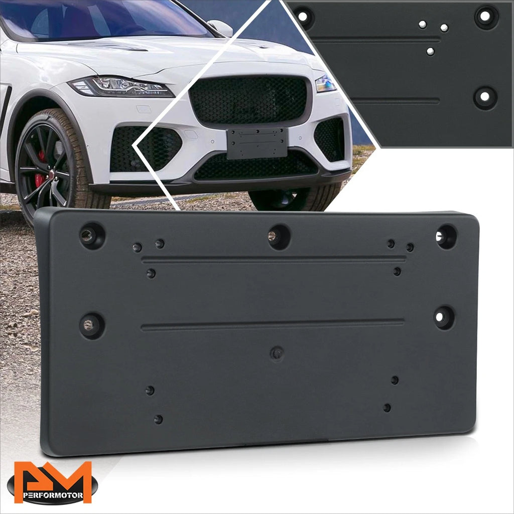 Front Bumper License Plate Tag Mounting Bracket for Jaguar F-Pace (2017–2020)