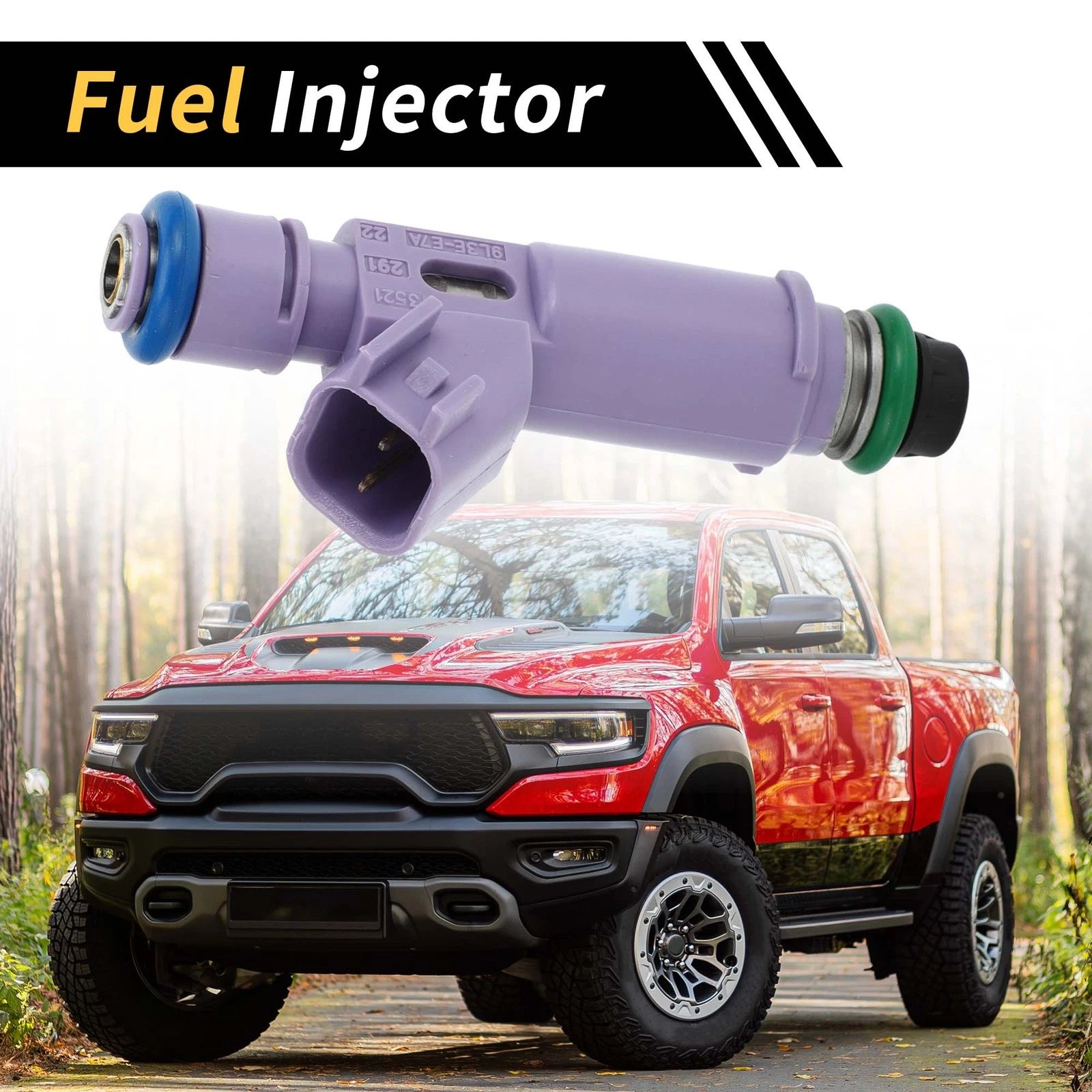 Fuel Injector for Ford F-150 (2009–2010) 6 Holes Purple