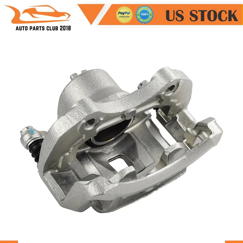 Front Pair Brake Calipers w/ Bracket for Nissan Cube (2009–2014) & Tiida (2012–2016)