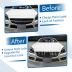 Front Upper Bumper Grille for Mercedes-Benz SLK200 (2000–2004) Chrome