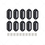 6X LED License Plate Light for Truck SUV Trailer Lorry (12V-24V)