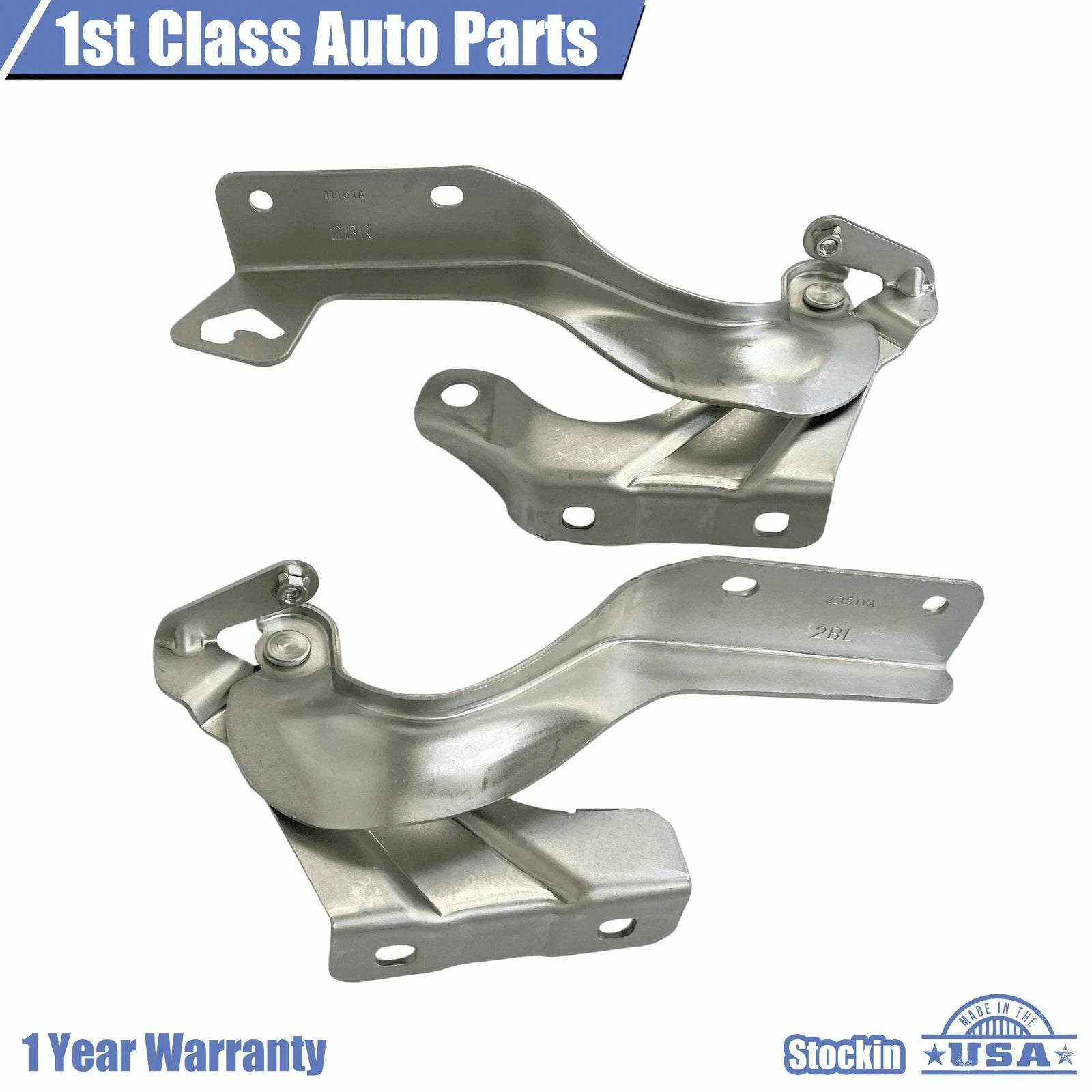 Set of 2 Hood Hinges for Nissan Versa (2012–2019)