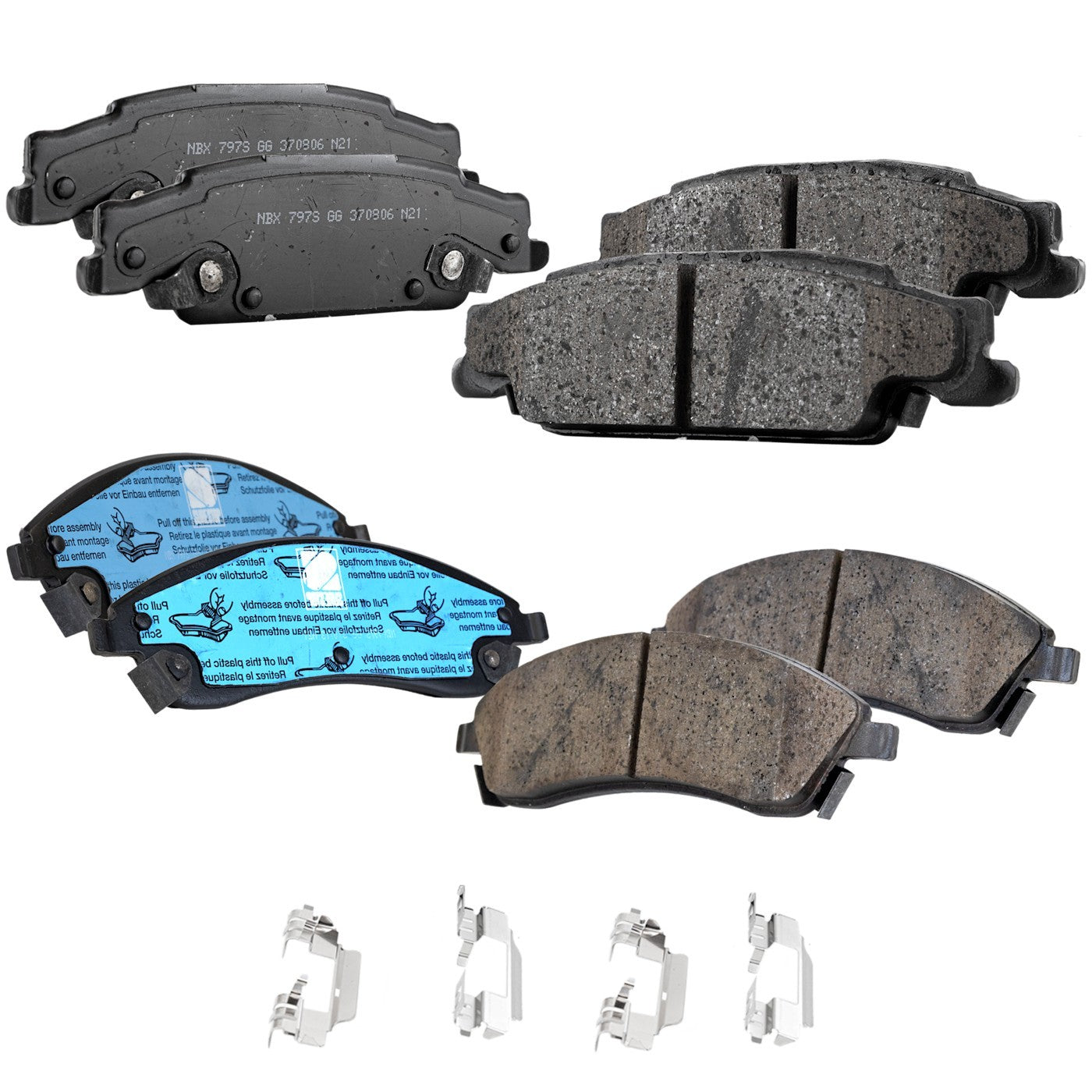 Brake Pad Set for Cadillac STS, CTS (2005–2008)