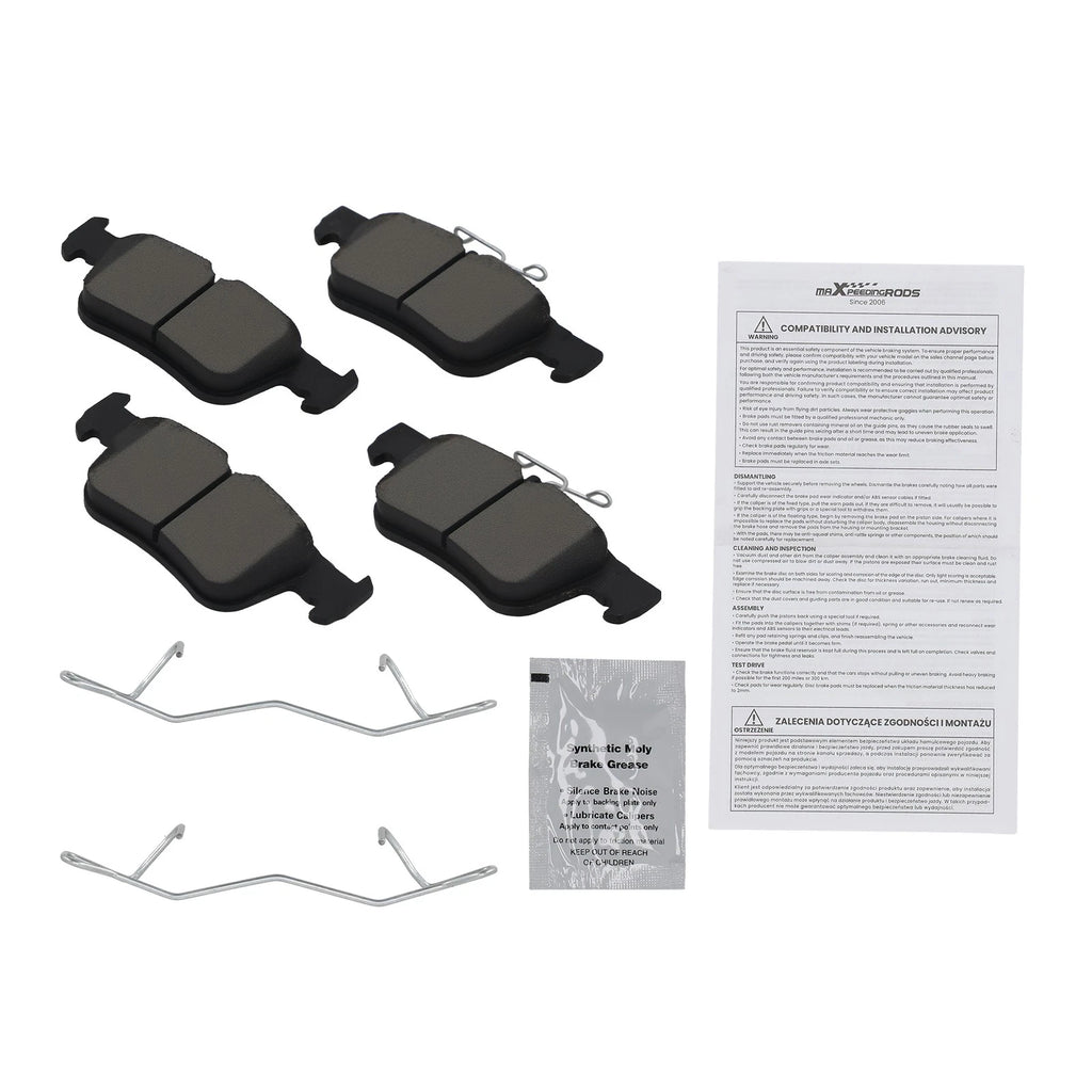 Rear Ceramic Brake Pads Kit for Ford Police Responder (2019-2020)