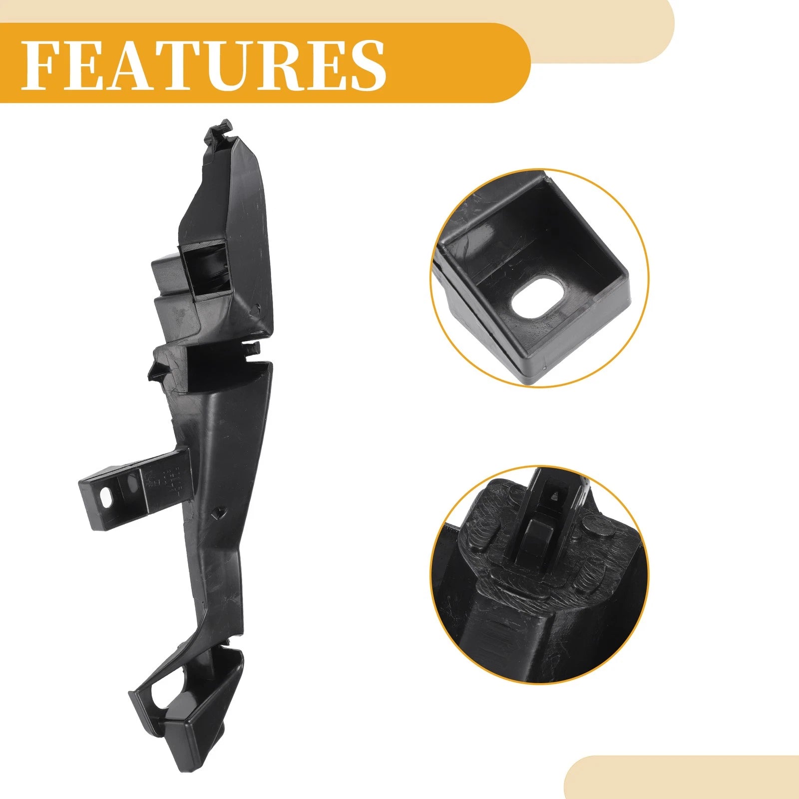 Set of 2 LH RH Front Bumper Support Brackets for Toyota Cruiser (2003–2008)