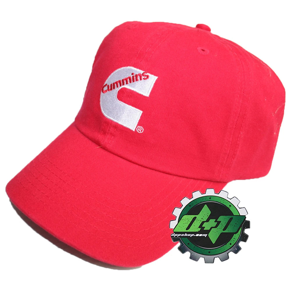 Cummins Baseball Hat for Truck Diesel Gear (Red)