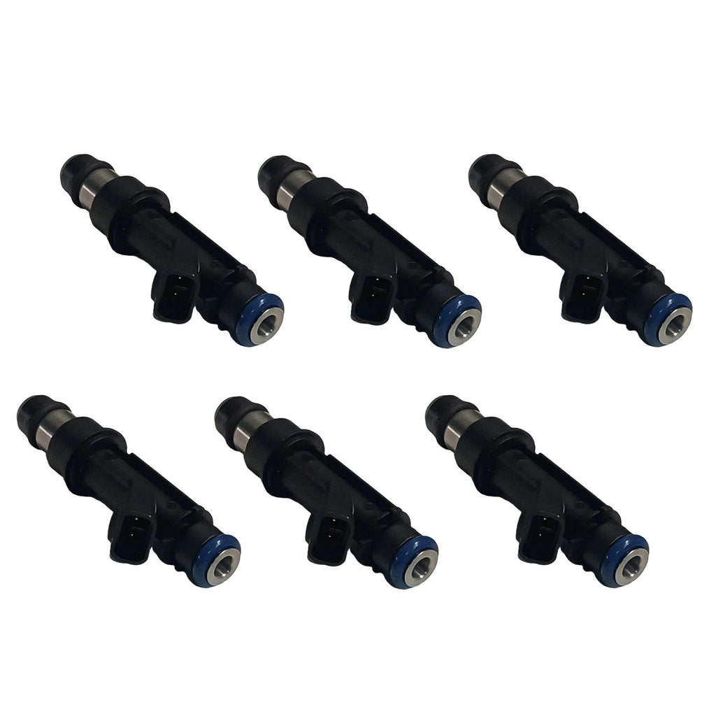 Set of 6 Fuel Injectors for GMC Envoy Chevrolet Buick Rainier (2002–2007)
